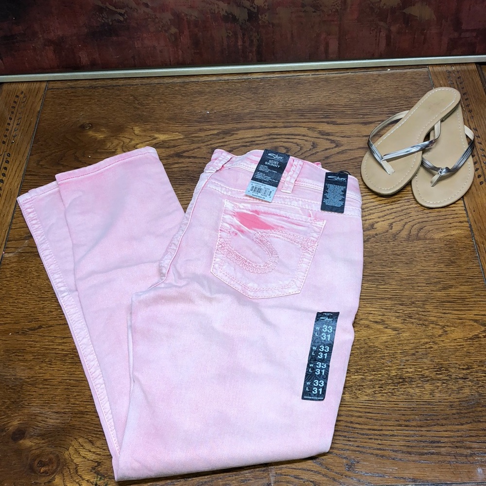 Suki Skinny Silver Jeans